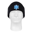 Black EMS Caduseus Embroidered Winter Hat