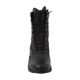 8-Inch Black Zip Tactical Deployment Boot