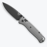 Benchmade 535BK-08 Bugout AXIS Folding Knife 3.24 inch S30V Gray Cerakote Plain Blade with Storm Gray Grivory Handle