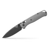 Benchmade 535BK-08 Bugout AXIS Folding Knife 3.24 inch S30V Gray Cerakote Plain Blade with Storm Gray Grivory Handle