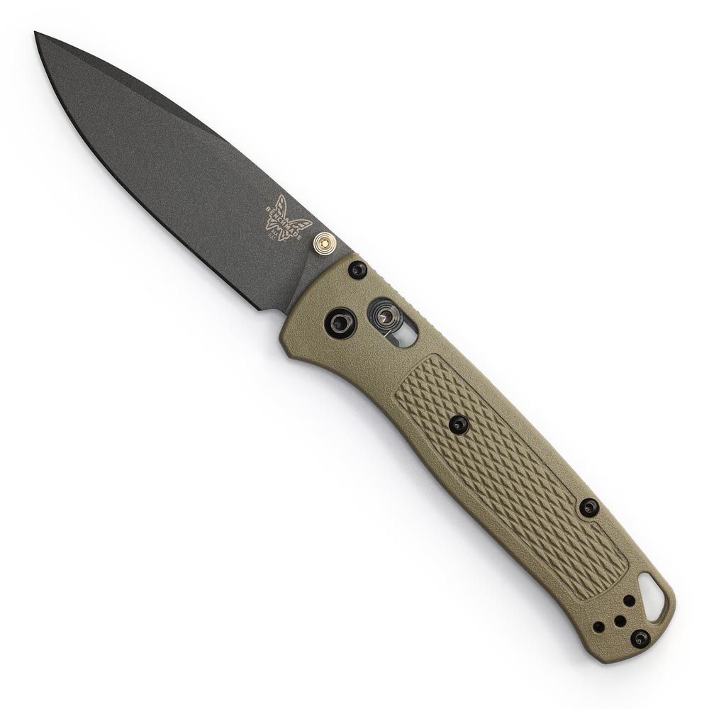 Benchmade Bugout Ranger Green Plain Edge Folding Knife