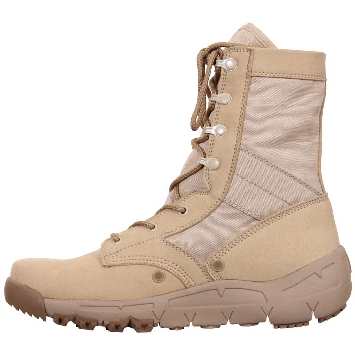 V-Max Desert Tan 8-Inch Lightweight Military Boot