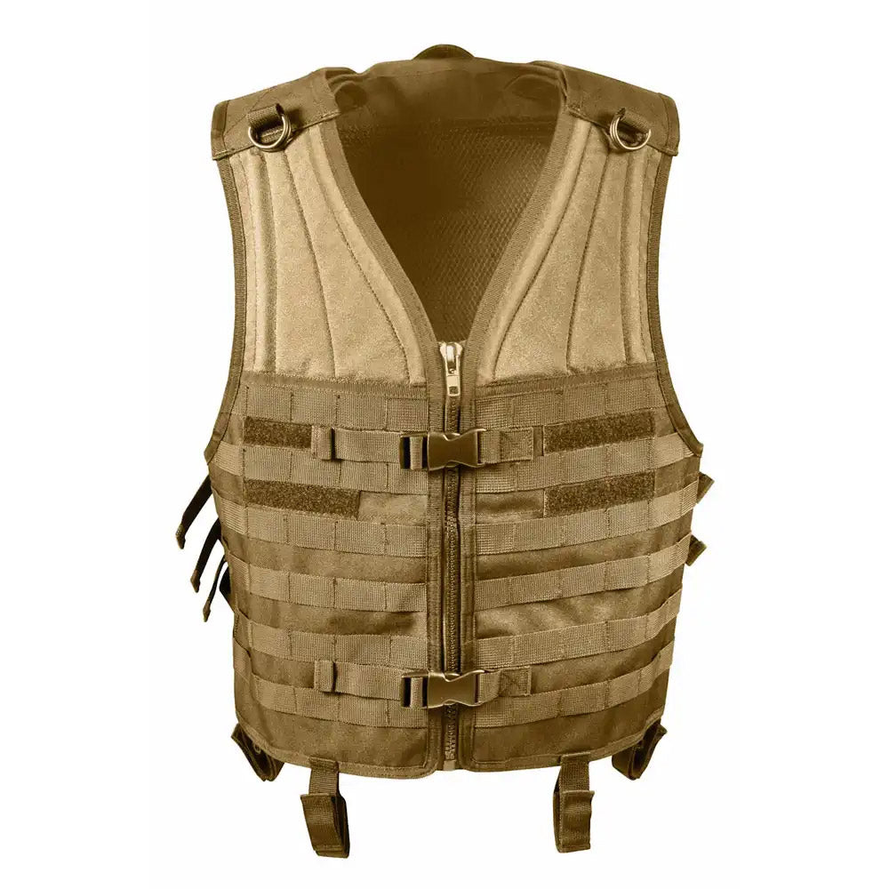 Coyote Brown MOLLE Modular Tactical Vest