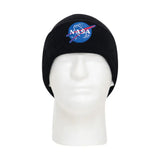 NASA Meatball Logo Black Winter Beanie