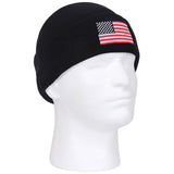 Embroidered US Flag Winter Watch Cap