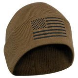 Embroidered US Flag Winter Watch Cap