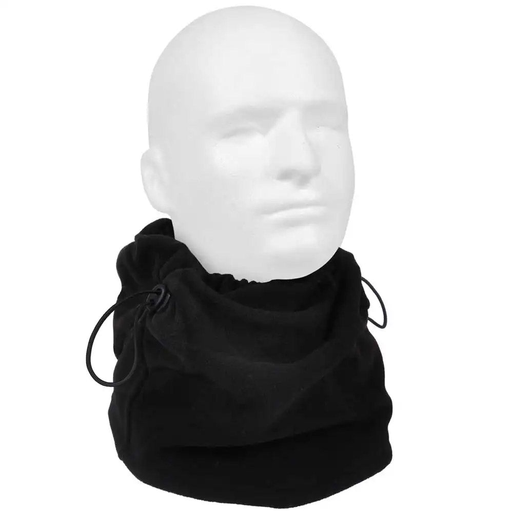 3-In-1 Black Double Layer Fleece Winter Balaclava