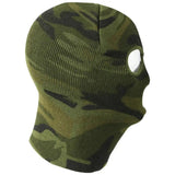 Deluxe Woodland Camouflage 3-Hole Knit Ski Mask