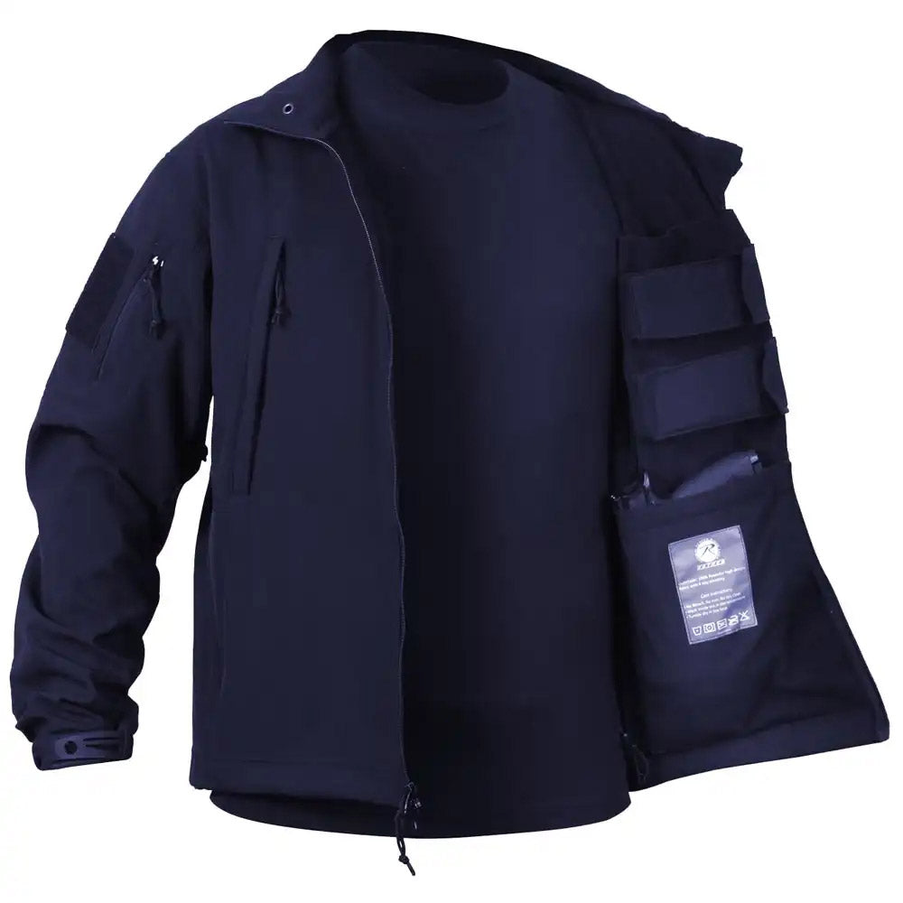 Navy Blue Concealed Carry Spec Ops Softshell Jacket