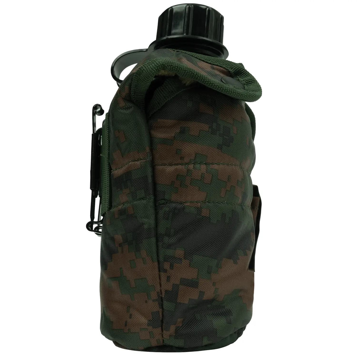 Woodland Digital Camo Military Canteen Cover