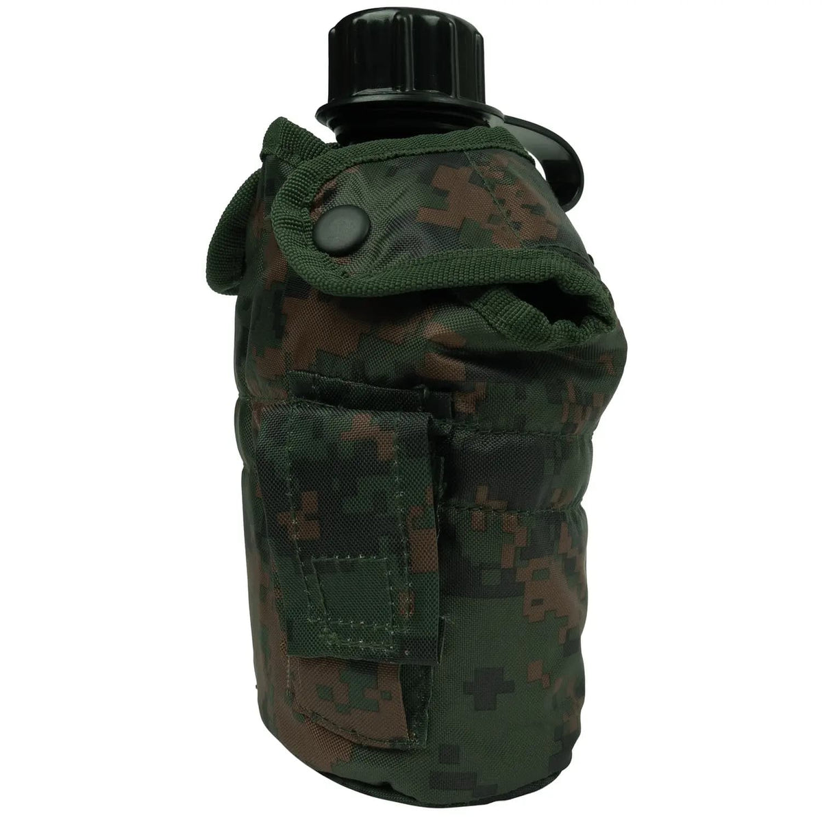 Woodland Digital Camo Military Canteen Cover