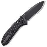 Benchmade 5700SBK Presidio II Automatic Folding Knife 3.72-inch Black S30V Drop Point Combo Blade