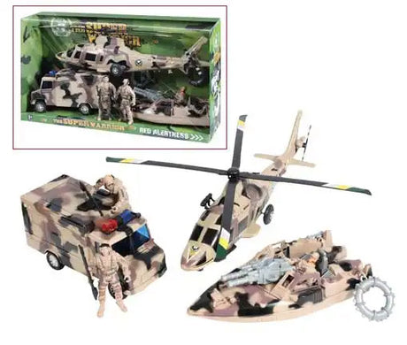 Super Warrior Kids Military Playset