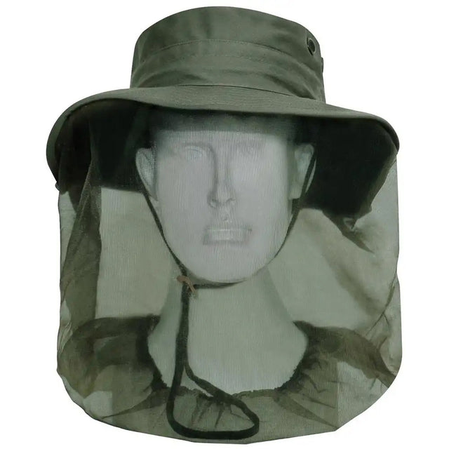 Adjustable Boonie Hat with Mosquito Face Net