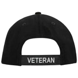 Embroidered Veteran US Flag Baseball Cap