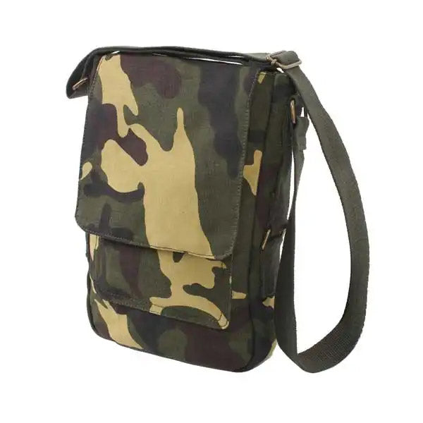 Woodland Vintage Canvas Military Tech Bag