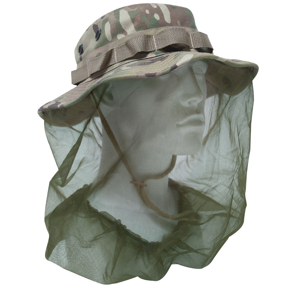 Multicam Boonie Hat with Mosquito Netting