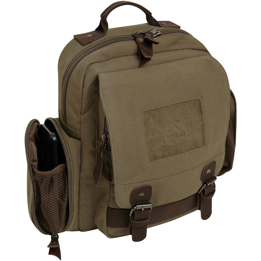 Vintage Canvas Sling Backpack