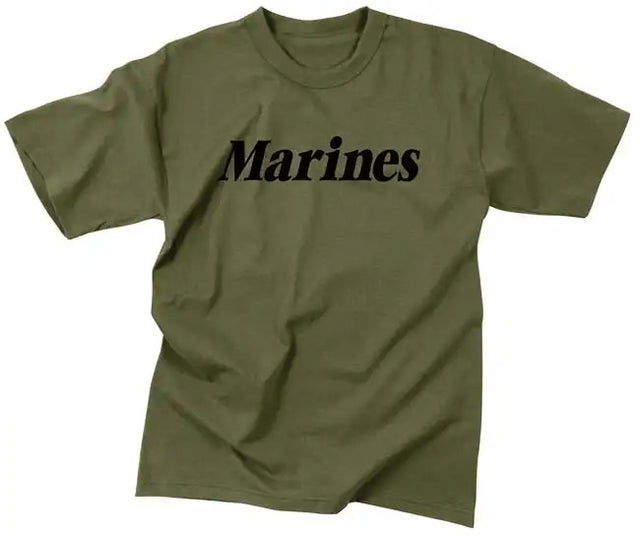 US Marines Olive Drab Physical Training T-Shirt