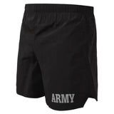 US Army Black PT Performance Shorts