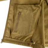 Phantom Softshell Jacket - Coyote right interior pocket detail