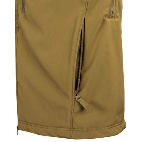 Phantom Softshell Jacket - Coyote side pocket detail