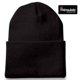 Super Stretch Black Thinsulate Winter Hat