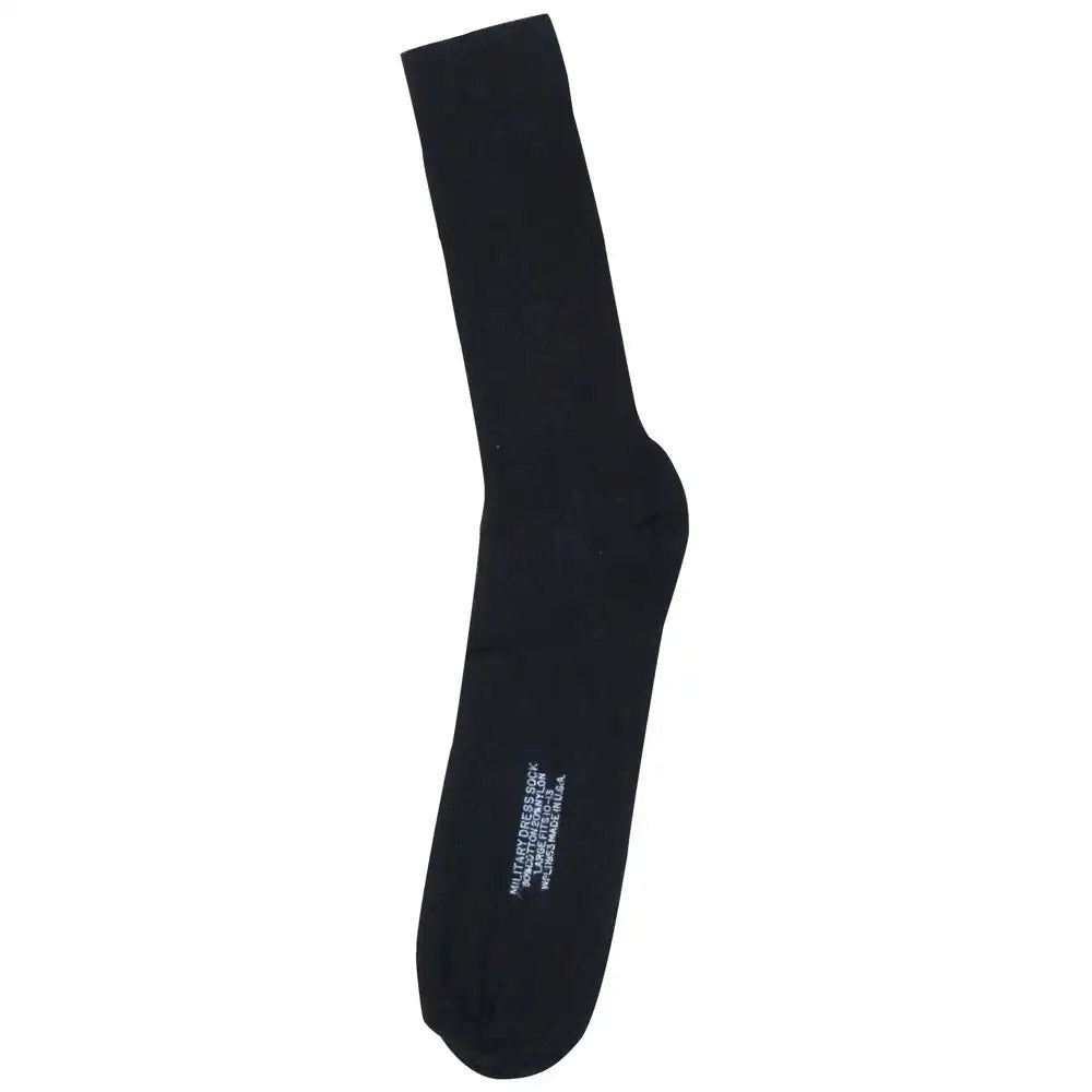 USA Made Black Military Dress Socks