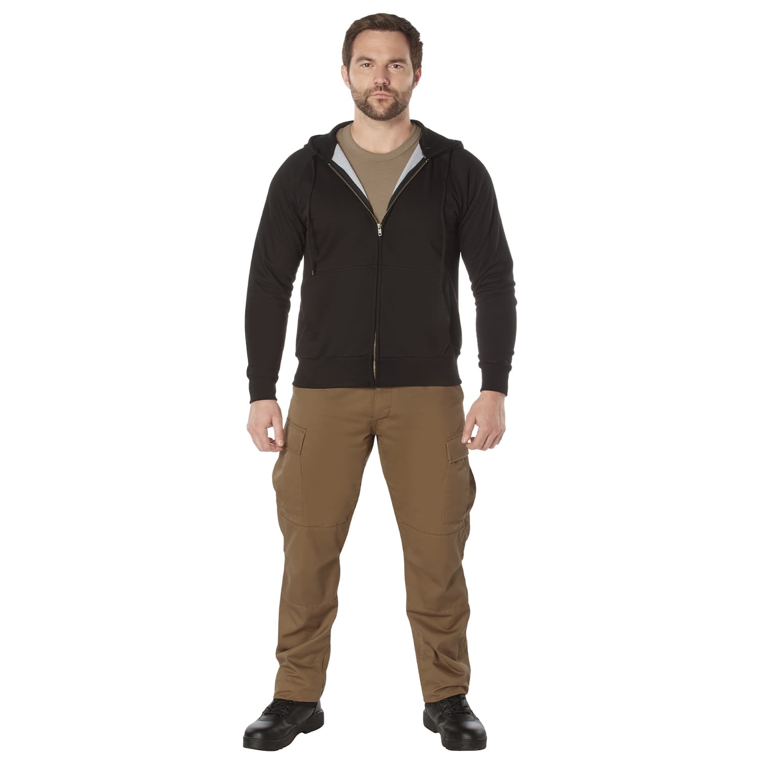 トップス Thermal Lined Zip Up Hooded Sweatshirt M Thermal Lined Zip-Up Hooded Sweatshirt