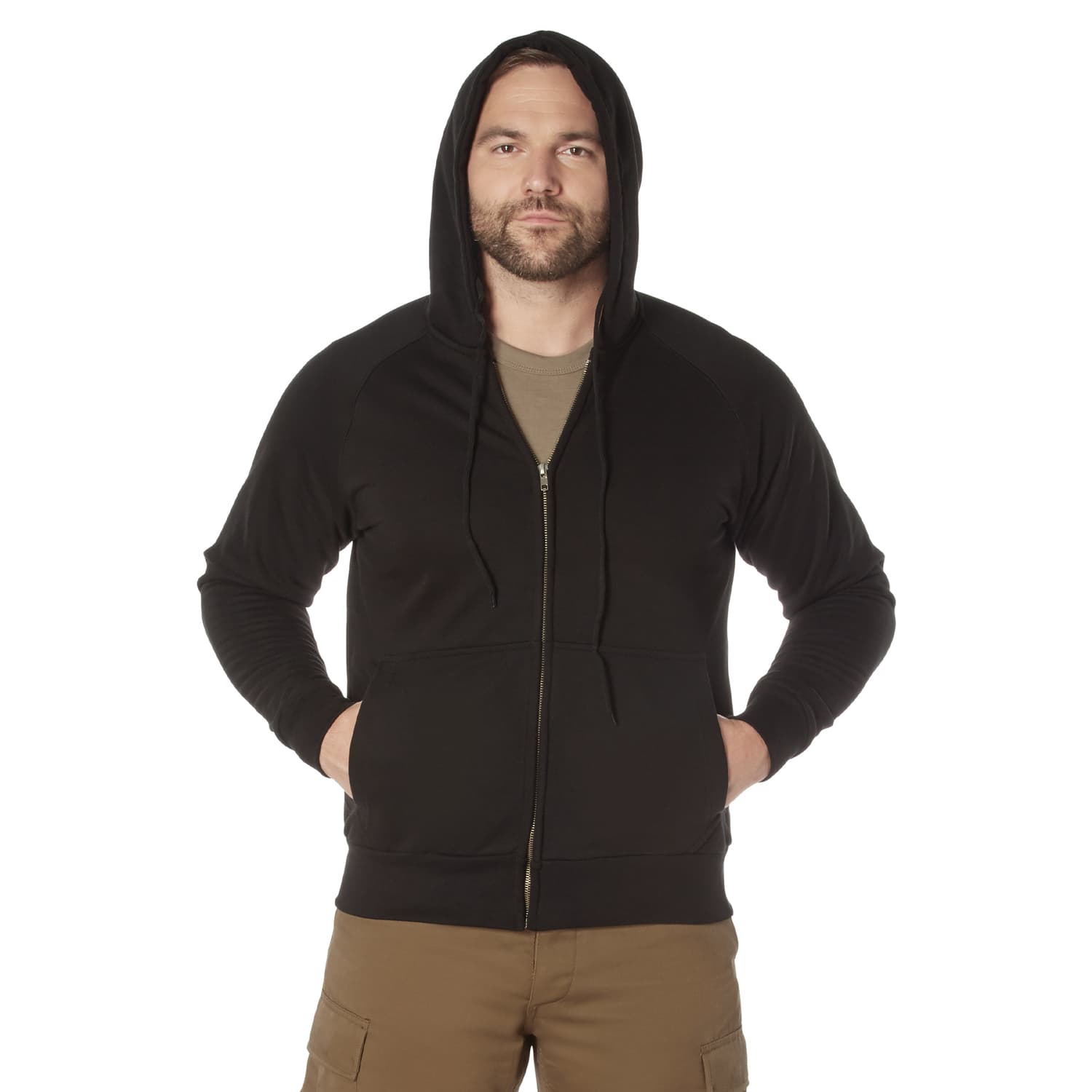 トップス Thermal Lined Zip Up Hooded Sweatshirt M Thermal Lined Zip-Up Hooded Sweatshirt
