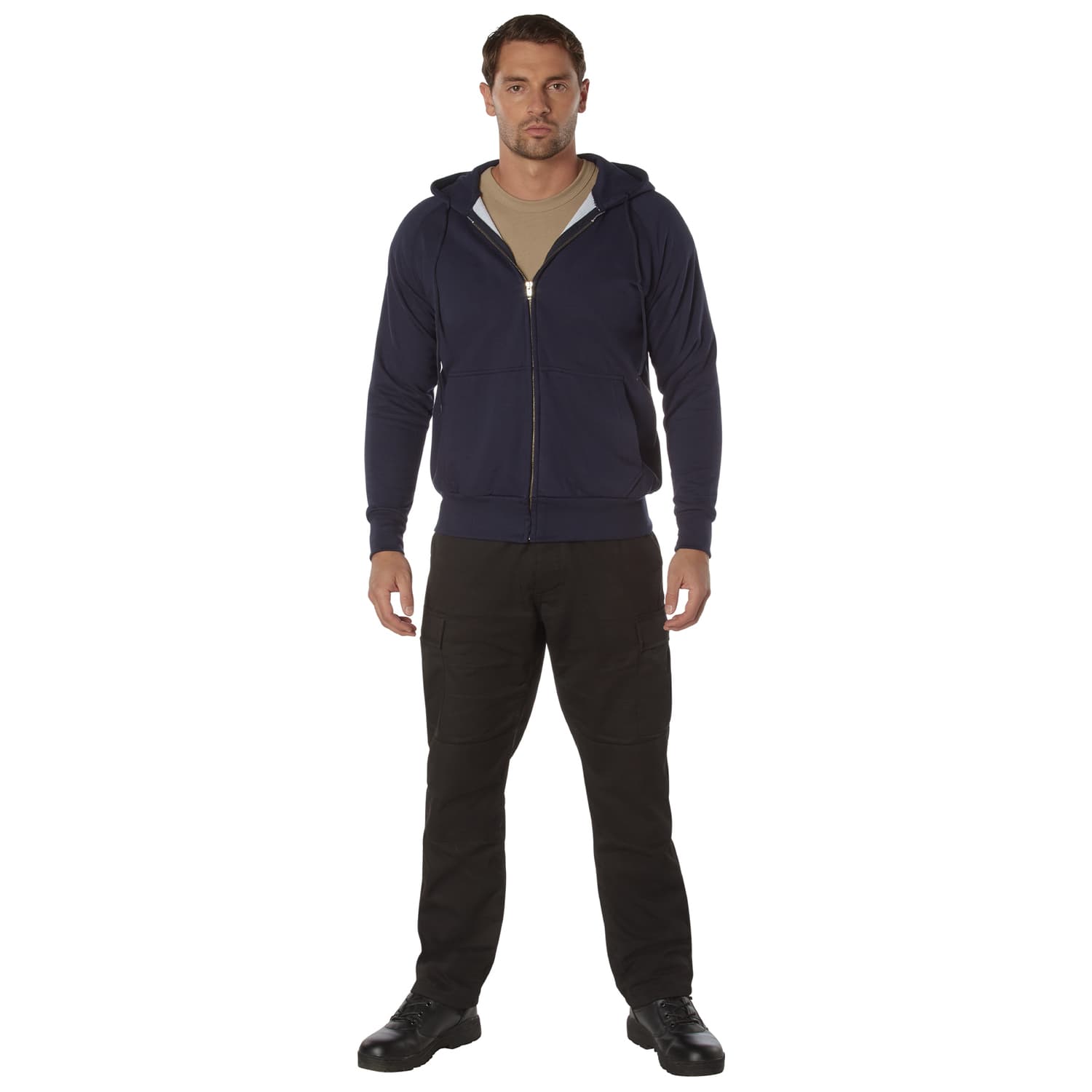 トップス Thermal Lined Zip Up Hooded Sweatshirt M Thermal Lined Zip-Up Hooded Sweatshirt