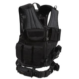 Basic Issue Black Cross Draw Tactical Vest