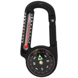 Carabiner Compass with Thermometer