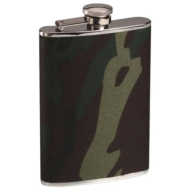 Woodland Camo Stainless Steel Flask