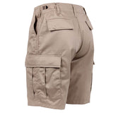 Khaki Military Style BDU Cargo Shorts