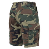 Woodland Camo Military BDU Cargo Shorts