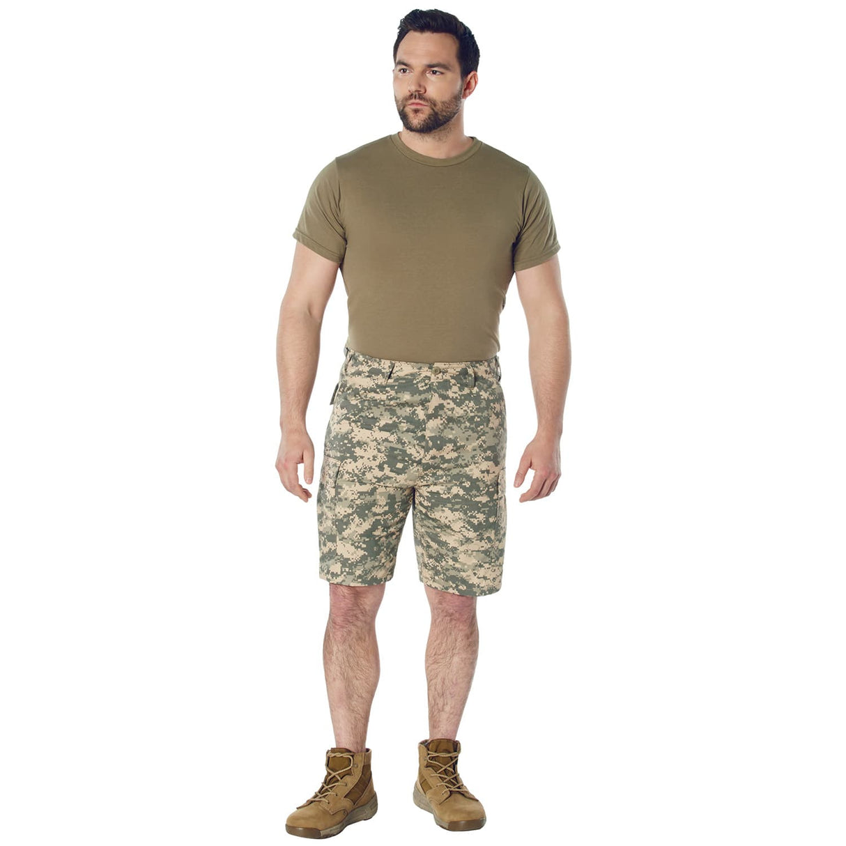 ACU Digital Camo Military BDU Cargo Shorts