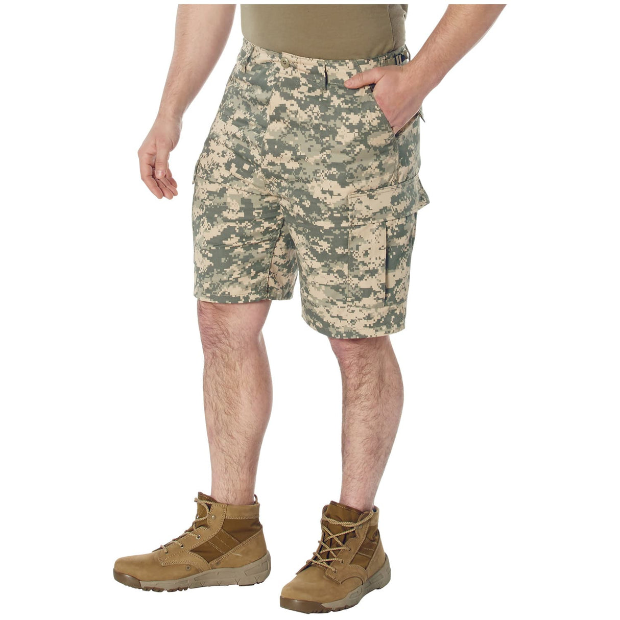 ACU Digital Camo Military BDU Cargo Shorts