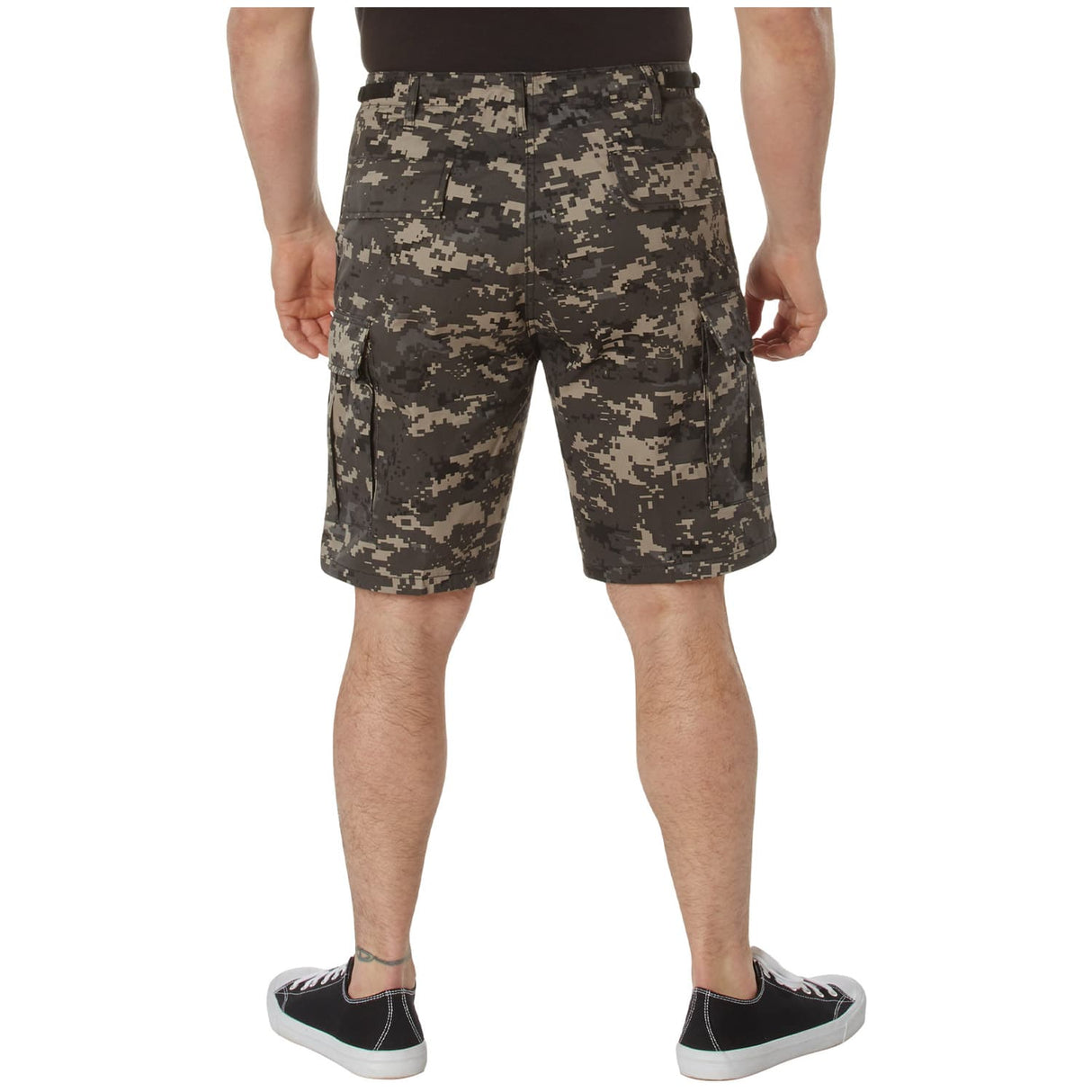 Subdued Urban Digital Camouflage BDU Cargo Shorts