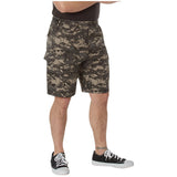 Subdued Urban Digital Camouflage BDU Cargo Shorts