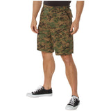 Woodland Digital Camo Military BDU Cargo Shorts