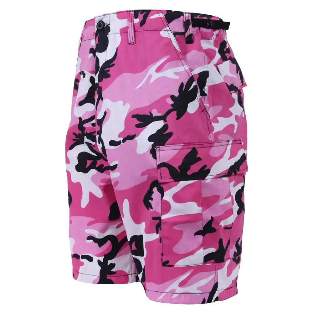 Pink Camo Military BDU Shorts