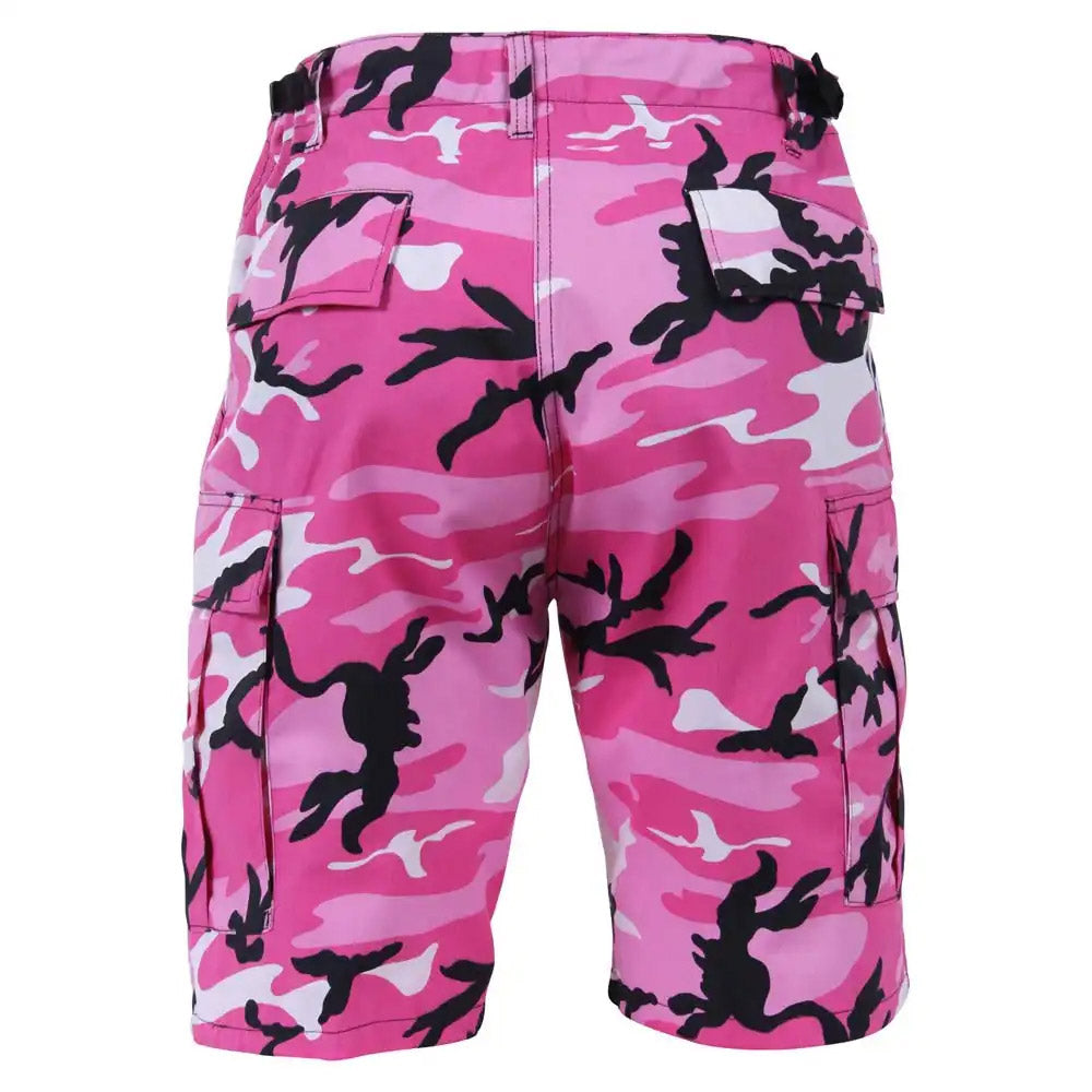 Pink Camo Military BDU Shorts