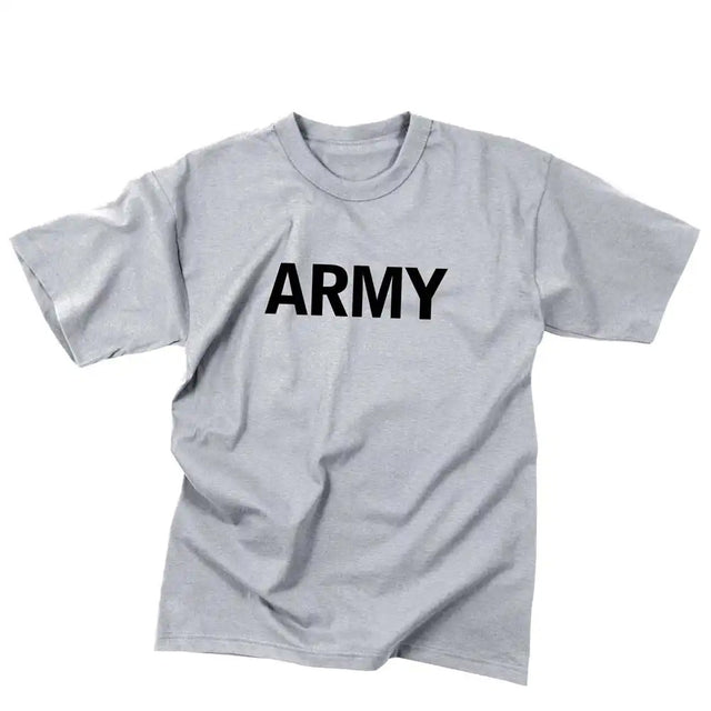 Kids Grey Army PT Style T-Shirt