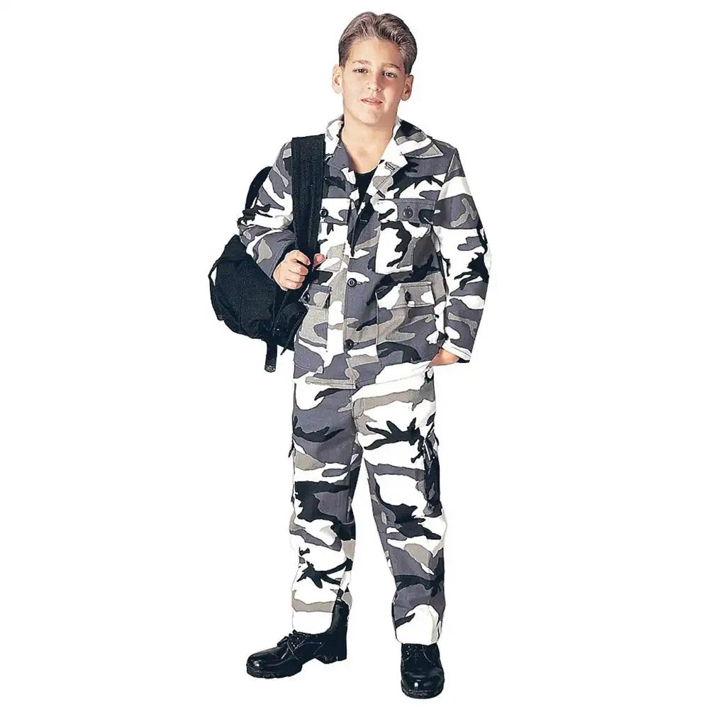 Kids Military Fatigue BDU Pants