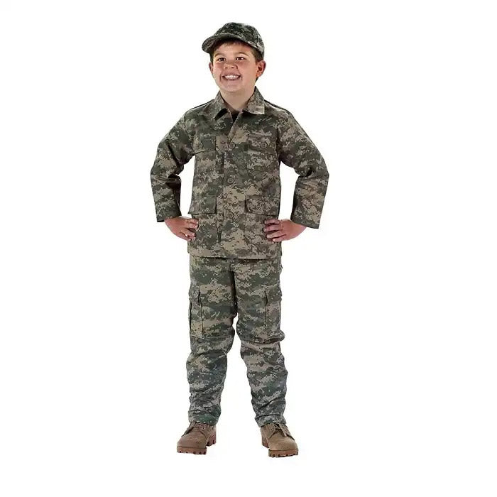 Kids Military Camouflage BDU Shirt