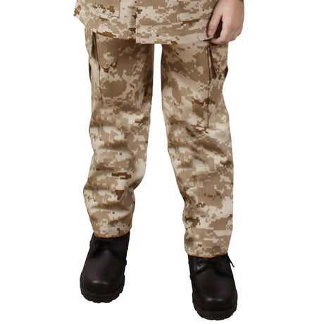 Kids Desert Digital Camo Military BDU Pants