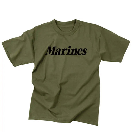 Kids Olive Drab Marines T-Shirt