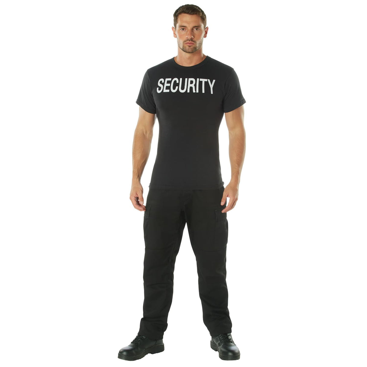 Black Double Sided Security T-Shirt