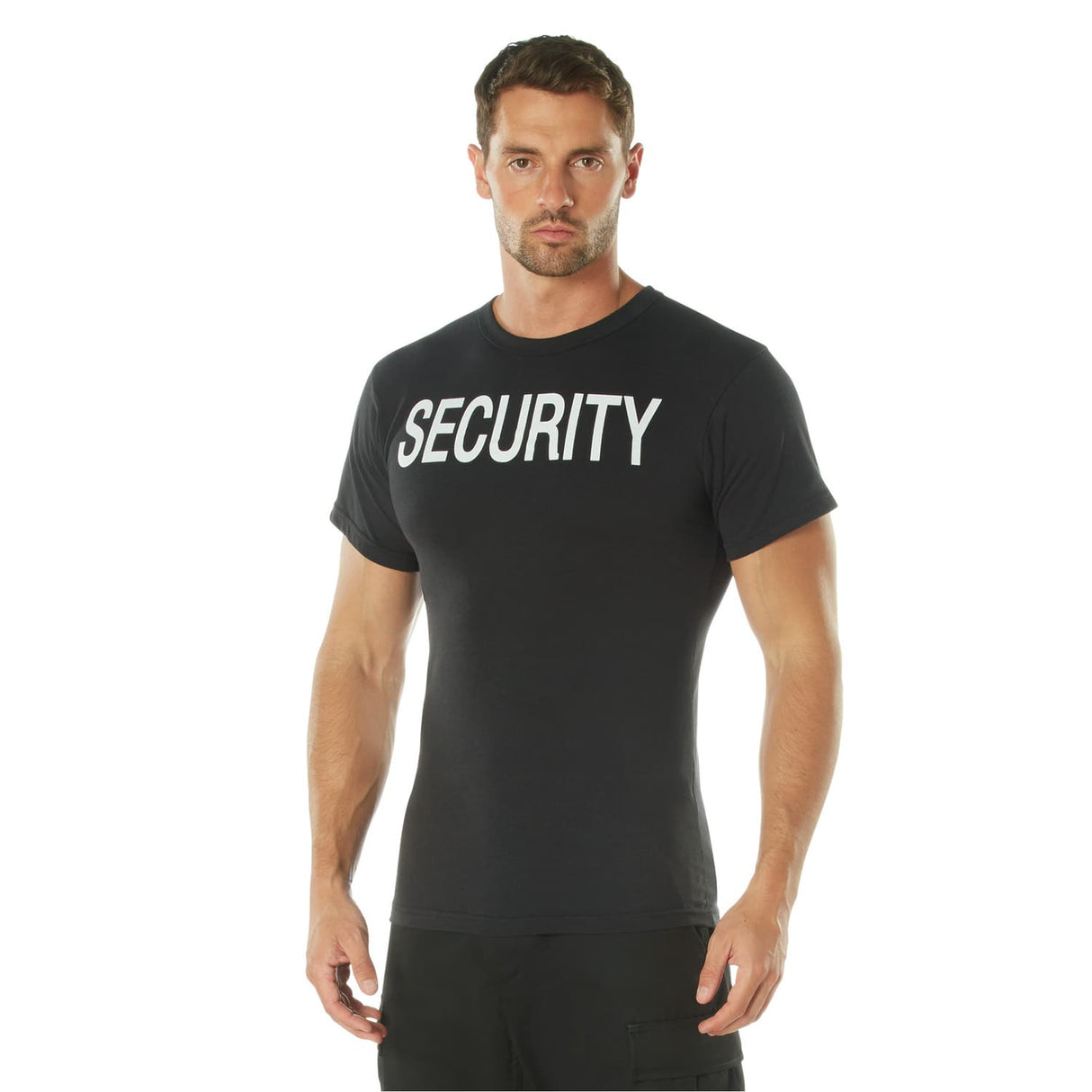 Black Double Sided Security T-Shirt